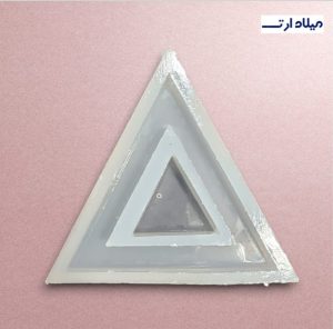 قالب سیلیکونی مثلث تو خالی 6 سانت