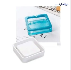 قالب سیلیکونی زیر سیگاری مربع وارداتی 10سانت ارتفاع3 سانت