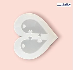 قالب سیلیکونی قلب پازلی قطر 5 سانت