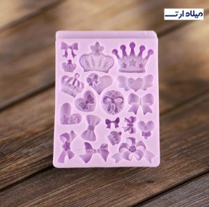 قالب پاپیون و تاج ریز 8*7سانت