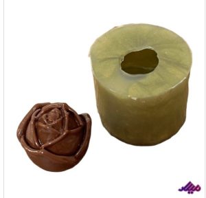قالب سیلیکونی گل رز کوچک ارتفاع 2 قطر 2 سانت