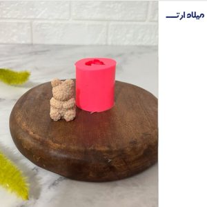 قالب سیلیکونی خرس گل گلی ارتفاع4سانت