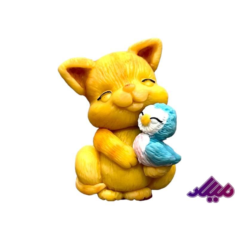 قالب سیلیکونی روباه و پرنده ارتفاع 7 سانت
