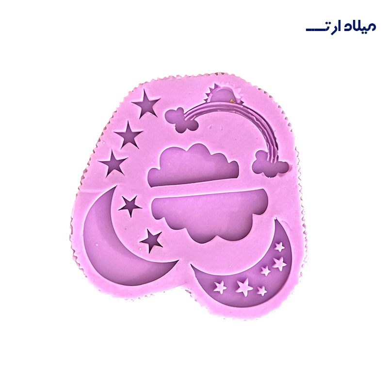 قالب ابر و رنگین کمان قطر 10سانت