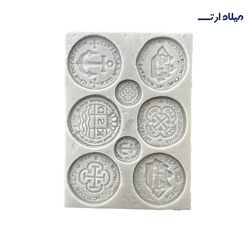 قالب سیلیکونی سکه 8عددی