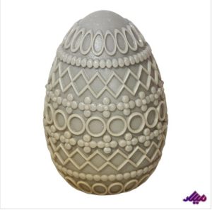 قالب سیلیکونی تخم مرغ هندسی ارتفاع 6 سانت