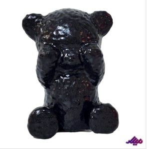 قالب سیلیکونی خرس چشم بسته ارتفاع 7 قطر 3 سانت