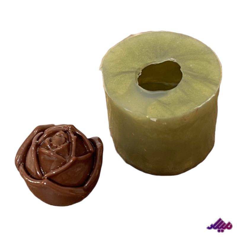 قالب سیلیکونی گل رز کوچک ارتفاع 2 قطر 2 سانت