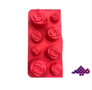 قالب سیلیکونی پک گل رز جور 8 عددی