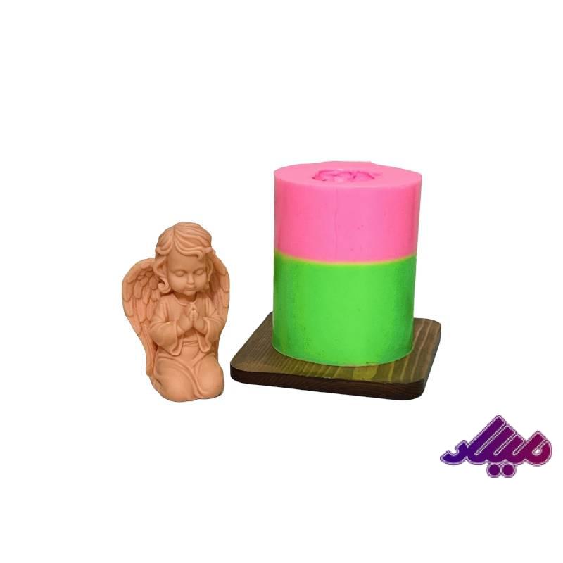قالب سیلیکونی فرشته دعاگو نشسته ارتفاع 10 سانت