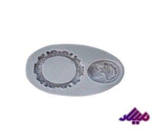 قالب سیلیکونی قاب و چهره 8.5 در 4.5 سانت