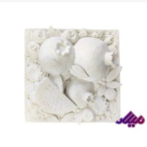 قالب سیلیکونی کتیبه باغ انار 8*8 سانت