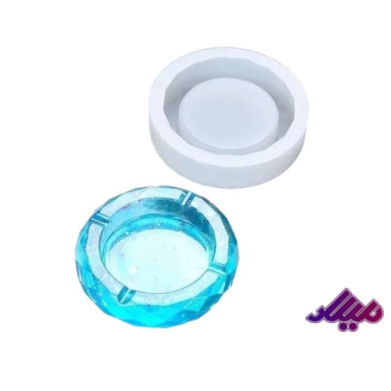 قالب سیلیکونی وارداتی زیر سیگاری دایره منشوری قطر 11 ارتفاع 3 سانت