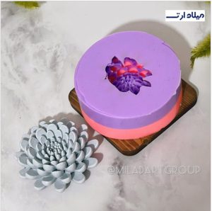 قالب سیلیکونی گل داوودی قطر 10سانت
