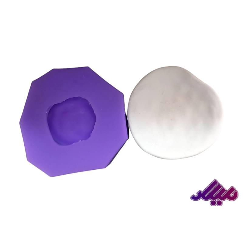 قالب سیلیکونی کاسه پایه دار دفرمه قطر 10 ارتفاع 3 سانت
