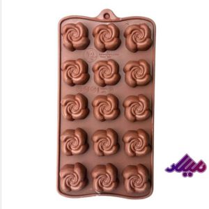 قالب سیلیکونی شکلات گل کد چهار 10 در 20 سانت