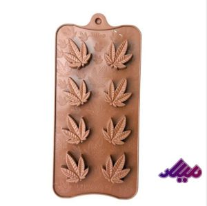 قالب سیلیکونی شکلات برگ چنار 10 در 20 سانت