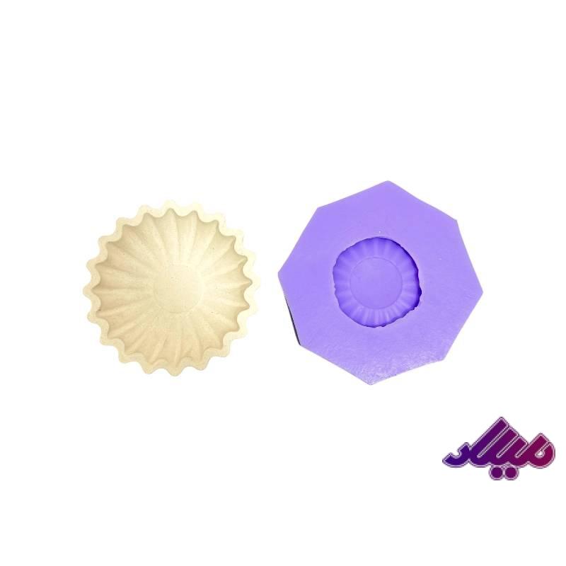 قالب سیلیکونی کاسه گود کنگره قطر 13 ارتفاع 4 سانت