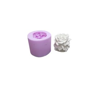 قالب سیلیکونی رز روی پایه قطر 6 ارتفاع 6.5 سانت