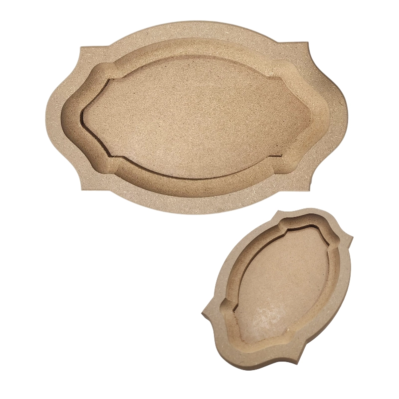 بیس MDF سینی طرح قابینه 40 در 29 سانت