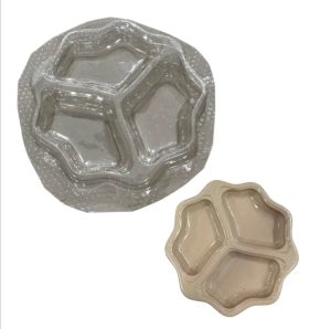قالب طلقی اردوخوری گل سه خانه قطر 28 سانت