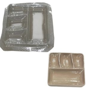 قالب طلقی اردو خوری مربع چهار خانه 25 سانت
