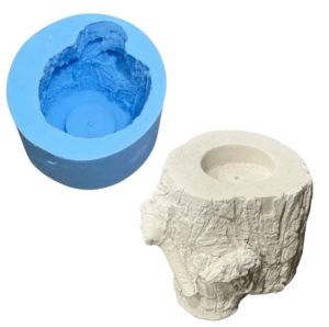 قالب سیلیکونی جا شمعی تنه درخت 8 در 10 سانت