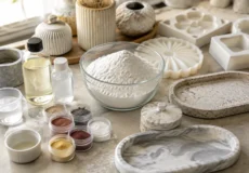 طرز تهیه پودر هنری سنگ مصنوعی؛ مواد لازم، مراحل ساخت و نکات کاربردی
