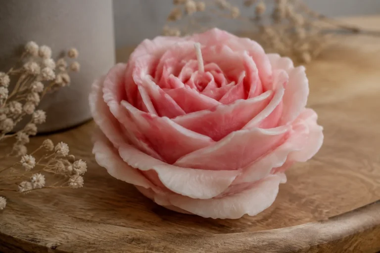 آموزش ساخت شمع گل روسی + مراحل کامل ساخت شمع دستساز